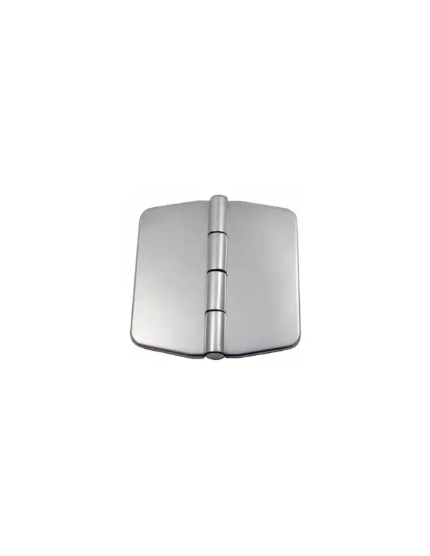 Ultime Pezzi Cerniera a biscotto grande per coperta, inox extracrome, 75x74 mm