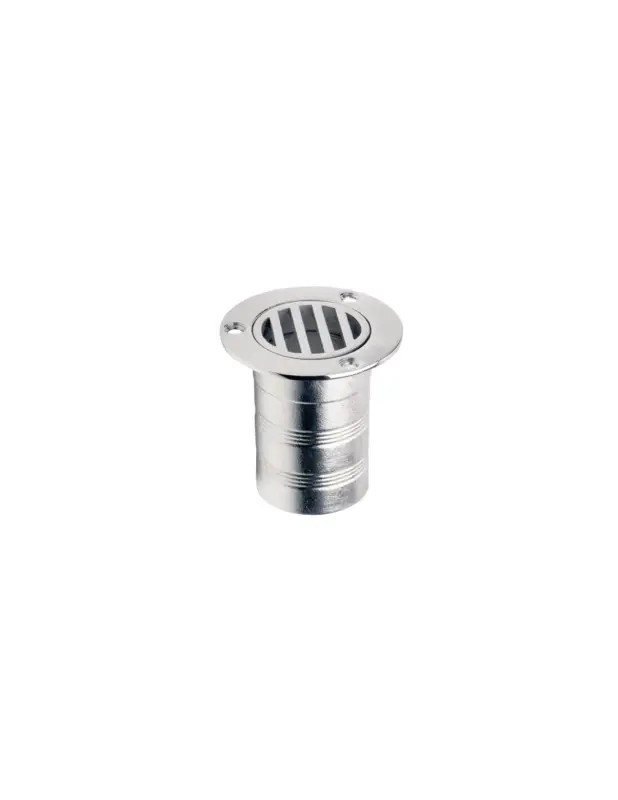 Scarico pozzetto inox tondo, griglia estraibile, attacco 50 mm Saldi