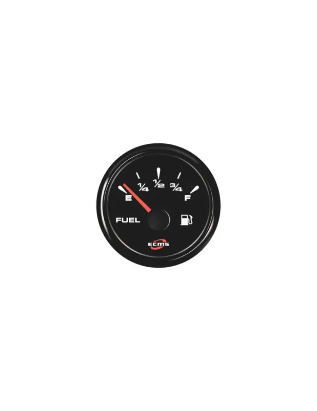 Ultime Pezzi ECMS serie All Black strumentazione analogica 9-32V per motori marini