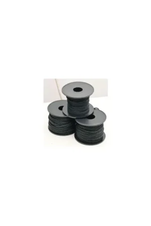 Bobinette treccia in poliestere nero per uso nautico Super Prezzo
