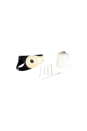 Pagamento Sicuro Kit riparazione vele Sail Set, scatola stagna con 5 aghi e guardiapalmo