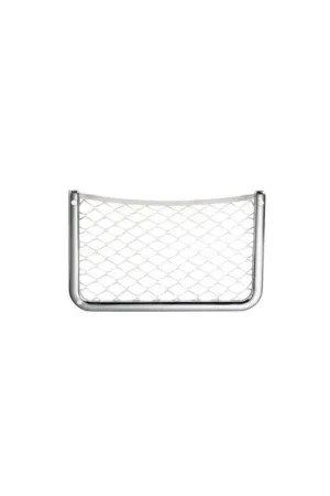 Miglior Prezzo Rete portaoggetti con cornice in ottone cromato, 34,5 x 22 cm