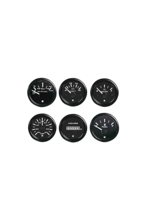 Uflex Ultra Black strumentazione impermeabile IP67 universale 12/24V Offerta Limitata
