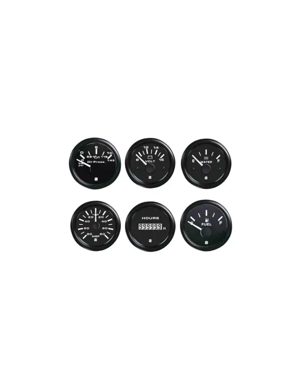Uflex Ultra Black strumentazione impermeabile IP67 universale 12/24V Offerta Limitata