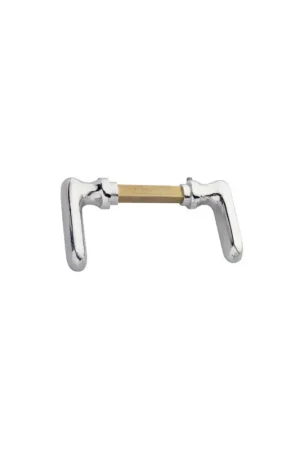 Maniglie corte in ottone cromato, coppia, 55 mm Ordina Subito