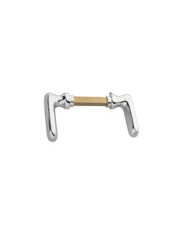 Maniglie corte in ottone cromato, coppia, 55 mm Ordina Subito