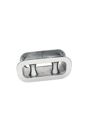Passacavi a cubia con rulli in acciaio inox AISI 316, 340 x 160 mm Ultime Pezzi