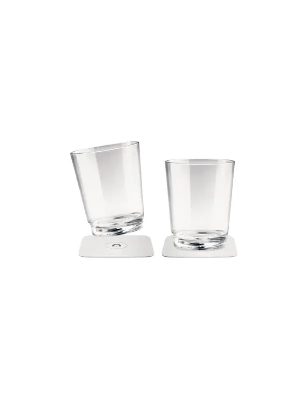 Quantità Limitata Silwy set 2 bicchieri magnetici in plastica alimentare per uso marino