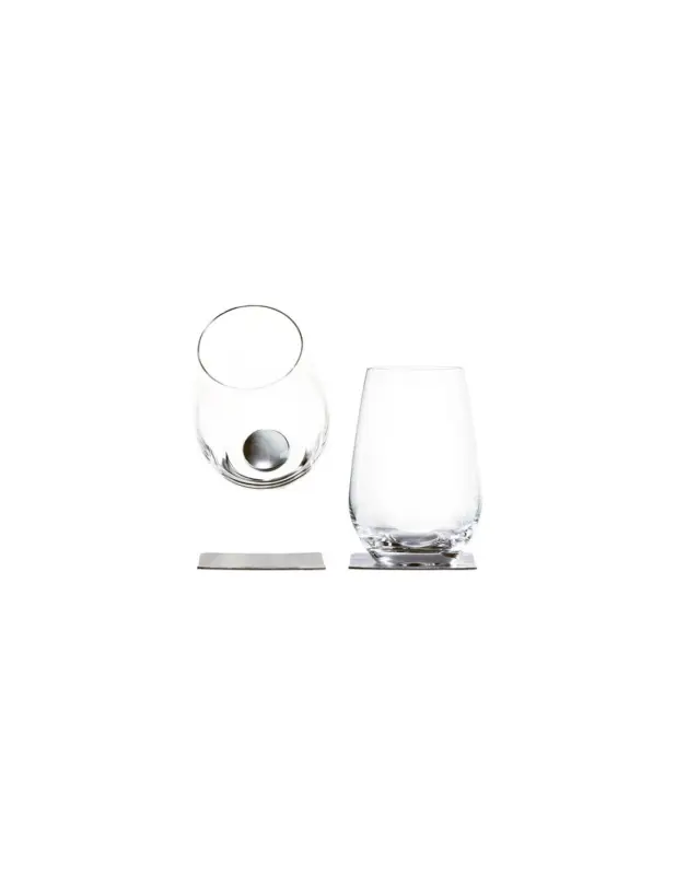 Scelto Dai Clienti Silwy bicchieri da longdrink magnetici in cristallo, set 2 pezzi 400 ml