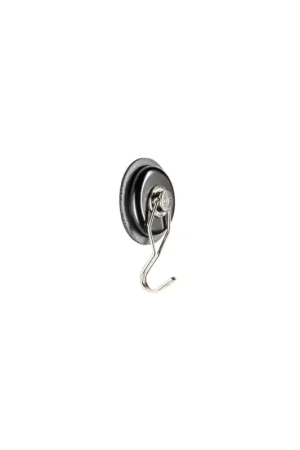 Gancio magnetico antracite in ecopelle con tappetino nano-gel, ø 6,5 cm Occasione
