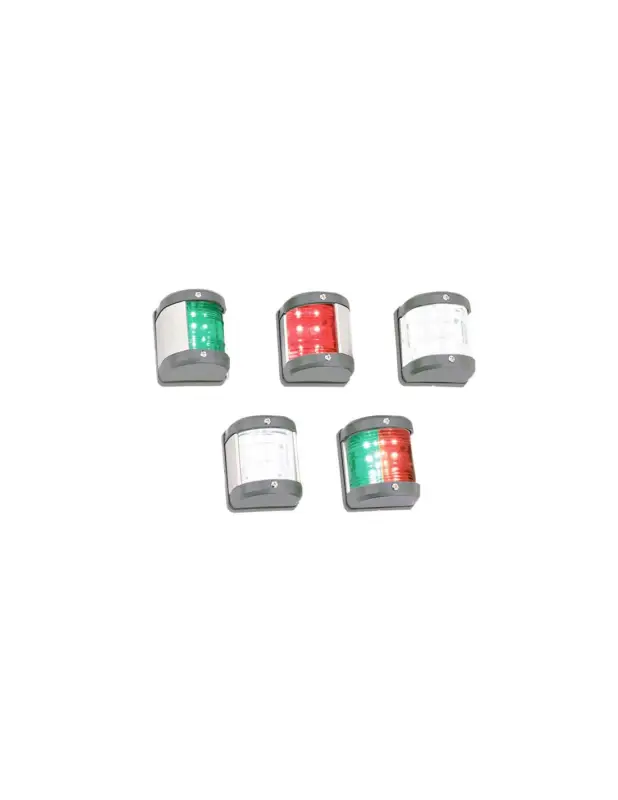Fanali di navigazione LED serie Midi, polimero e acciaio inox nero, CE Offerta Del Giorno