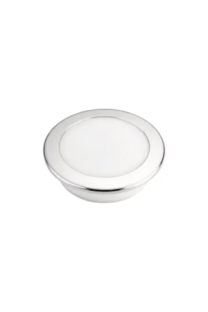 Plafoniera LED IP67 a incasso 12V, cornice inox, 108 mm, luce calda 3000 K Acquista Ora