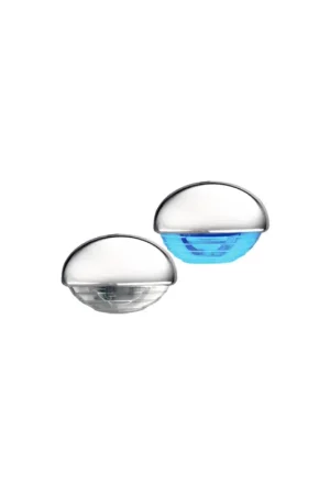 Pagamento Sicuro Luce di cortesia LED a incasso Eye in tecnopolimero cromato