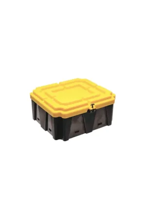 Cassetta portabatteria doppia in PP per 2 batterie 200 Ah, 710x660x300 mm Offerta Limitata