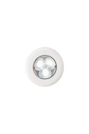 Promozione Luce di cortesia LED IP67 a incasso rotonda, 12/24V 0,5W, 6000K, ABS