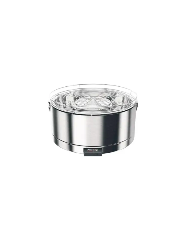 Offerta Del Giorno Barbecue Feuerdesign Mayon in acciaio inox, ø 330 mm, a carbonella con ventola