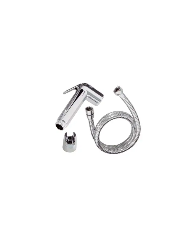 Kit doccetta Chromelux con tubo flessibile cromato 1,5 m e supporto Offerta