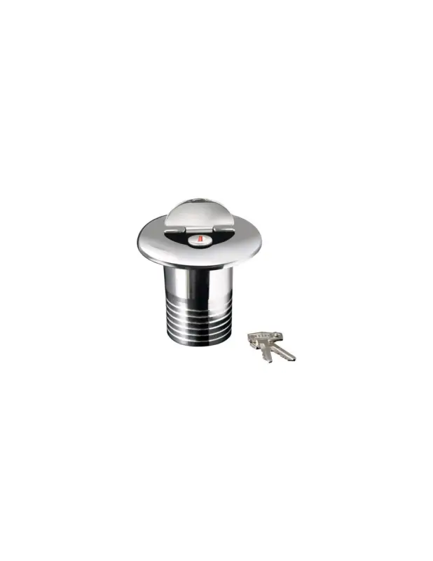 Tappi di coperta Secure-Lock in ottone cromato con chiave Spedizione Espresso