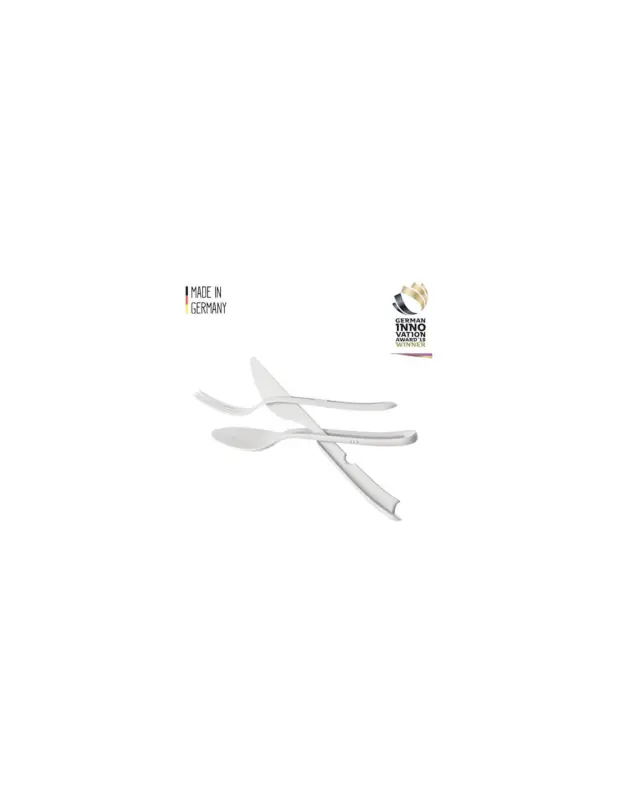 Direttamente Dal Produttore Set posate Tricky TO-GO 3 pezzi in plastica Hightech, sistema a clic