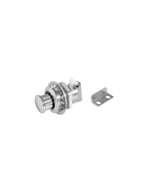 Offerta Limitata Chiusura push/twist JF Turn Knob, pomello a filo con scontro inox