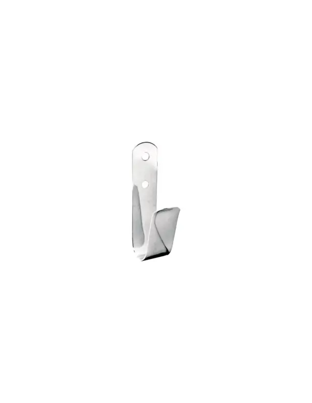 Gancio a parete Hanger M, acciaio inox stampato Must-Have