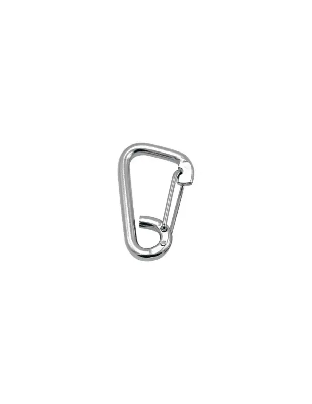 Moschettone Wide Spring in acciaio inox A4-AISI 316 tipo largo Esclusivo
