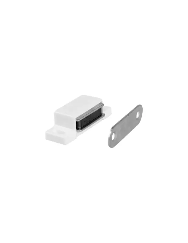 Arresto magnetico Mag-PF3 in plastica bianca, coppia Bestseller