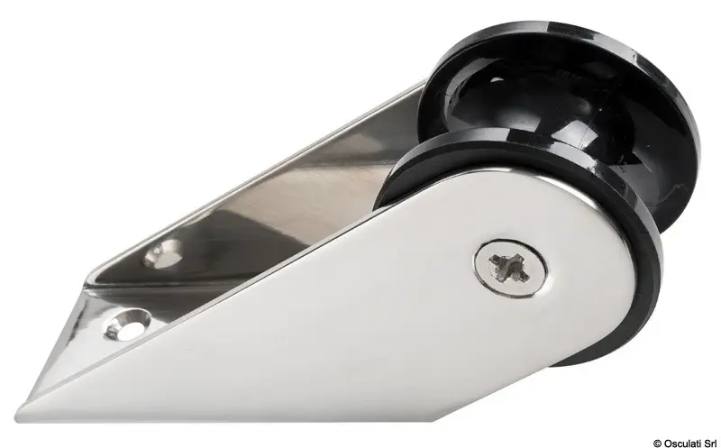 Ultimissimo Modello Musone di prua inox 155 x 51 mm