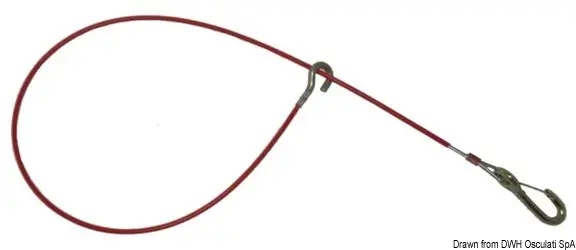 Fermo di sicurezza 950 mm Ø 3 mm Super Prezzo