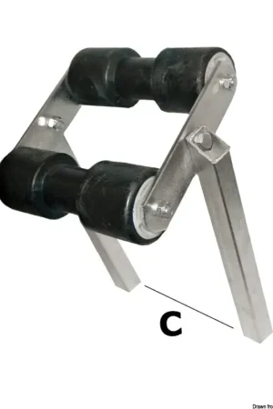 Rullo basculante centrale tubo 30 x 30 mm Scelto Dai Clienti