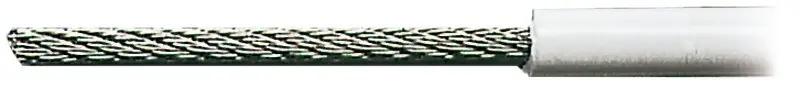 Esclusivo Cavo inox 19 fili rivestito in PVC 2,5 x 4 mm