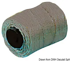 Treccia nera per fucile sub 1,5 mm Offerta Limitata