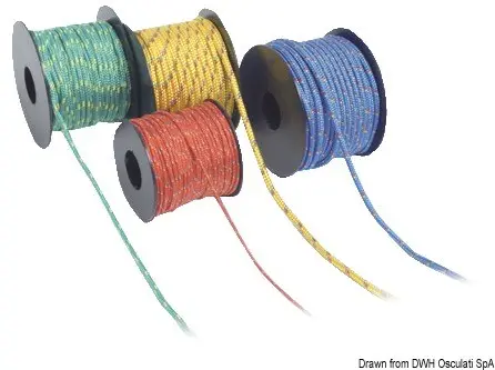 Bobinetta doppia treccia Dyneema giallo Ø 1,5 Esclusivo