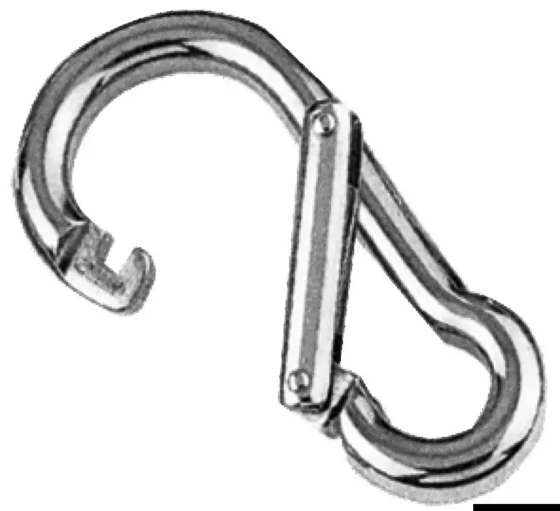 Moschettone inox apertura asimmetrica 80 mm Più Venduto