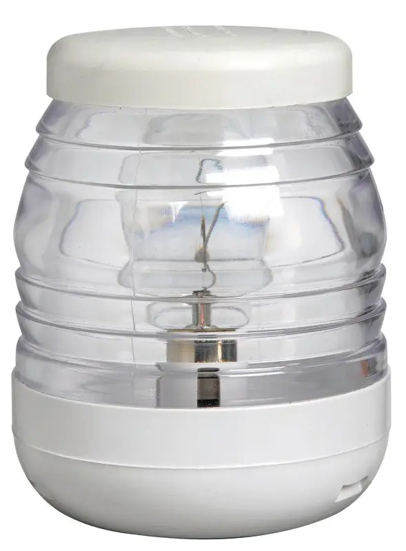 Direttamente Dal Produttore Fanale testa albero bianco/bianco 360° 24 V
