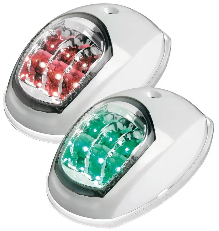 Affare Luce di Via poppa 135° Evoled in ABS bianco (Blister)