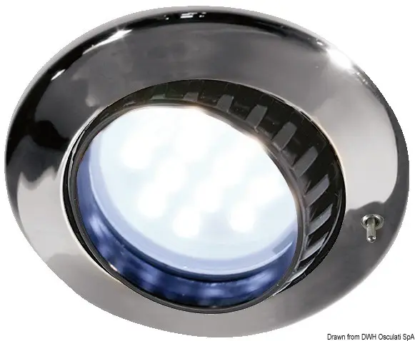 Prezzo Di Fabbrica Plafoniera Comet 9 LED ABS cromato