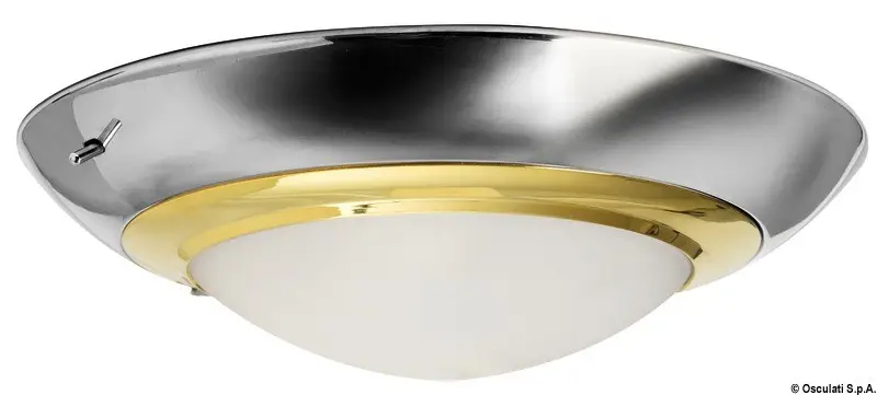 Subito Disponibile Plafoniera inox 4" 12V20W+5W