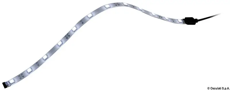 Strip di ambientazione 9 LED bianchi Reso Gratuito