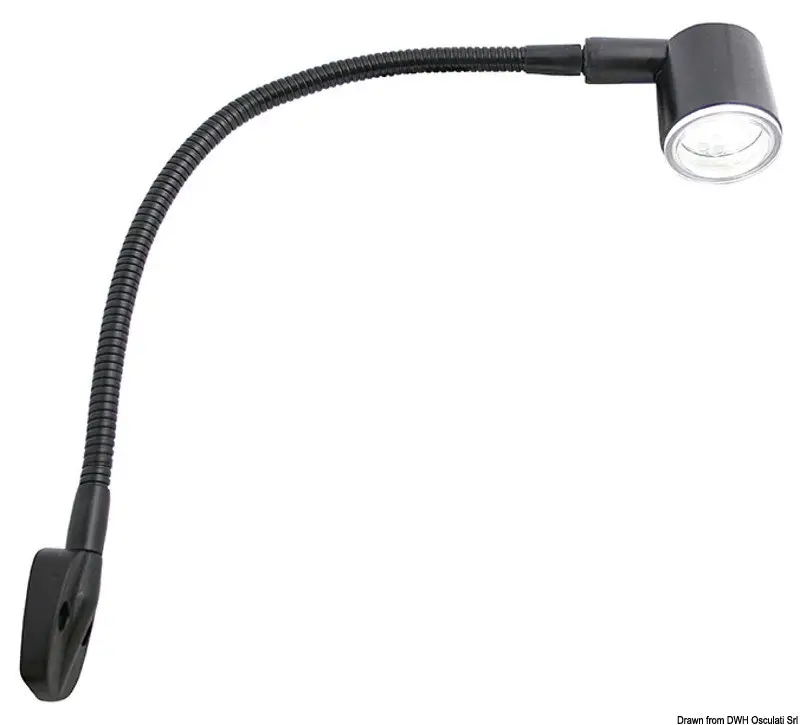 Luce testa letto 6 LED titanio corta Acquista Ora