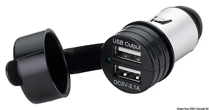 Adattatore presa corrente/doppia USB Solo Oggi