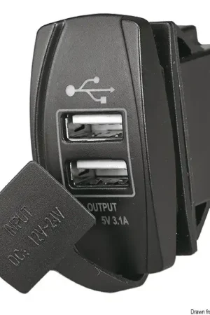 Presa doppia USB-A Pagamento Sicuro