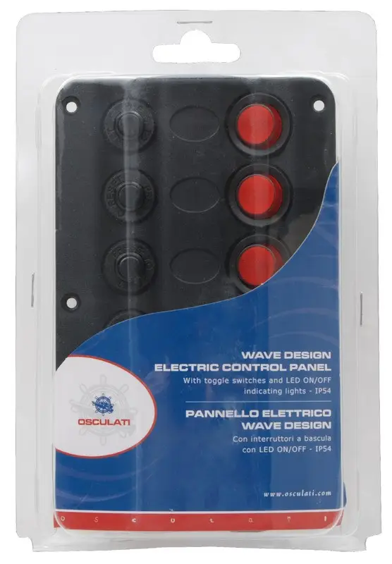 Pannello elettrico Wave 4 interruttori Esclusivo