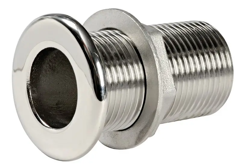 Scarico a mare inox lucido 1" Consegna Rapida