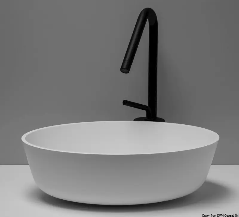 Offerta Speciale Lavello semiovale in Ocritech bianco 350x260