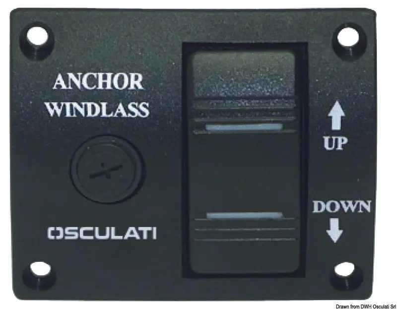 Professionale Pannello di comando per verricelli 75 x 62 mm