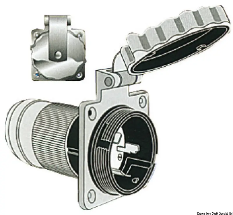 Offerta Limitata Spina 50A 125 250V con bloccaggio