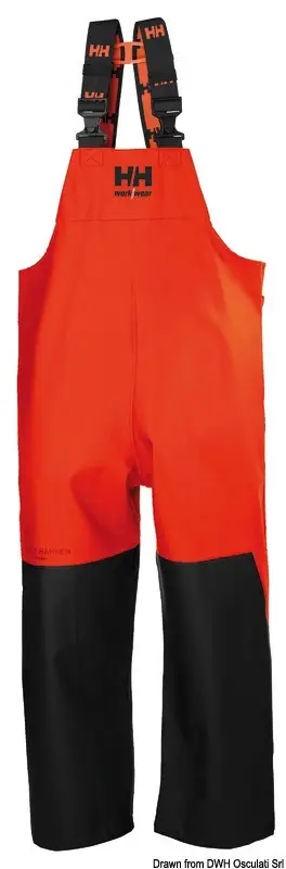 HH Storm Rain BIB arancio/nero XL A Buon Prezzo