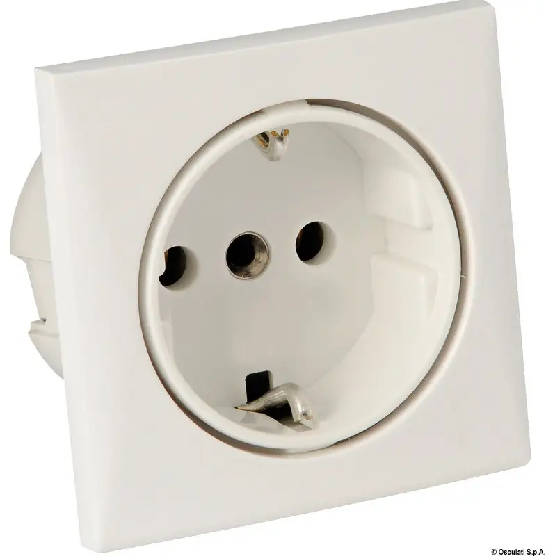 Subito Disponibile Presa AC 220 V tipo Schuko satinata