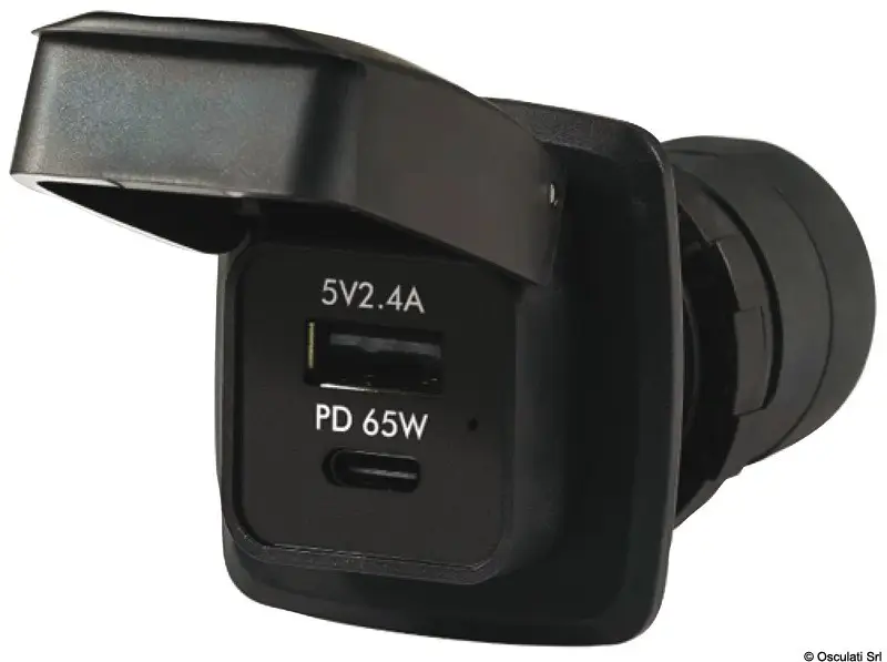 Presa stagna USB-A + USB+C PD 65W Prezzo Scontato